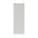 VIDAXL Store plisse gris clair 40x100 cm largeur du tissu 39,4 cm