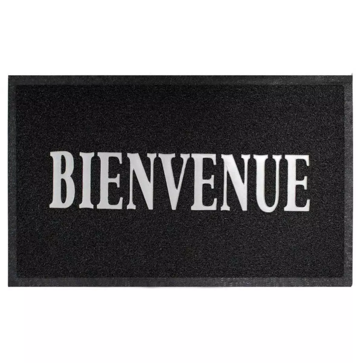 Paris Prix Tapis d'Entrée  Maison  45x75cm Noir & Gris