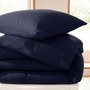 Voir la diapositive 3 : COTON PUR Parure de draps 4 pièces  Noah  Gaze de Coton pour lit 2 Places 160 cm