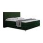 Voir la diapositive 3 : BEST MOBILIER Rafaela - lit boxspring - 160x200 - coffres et surmatelas inclus - en velours