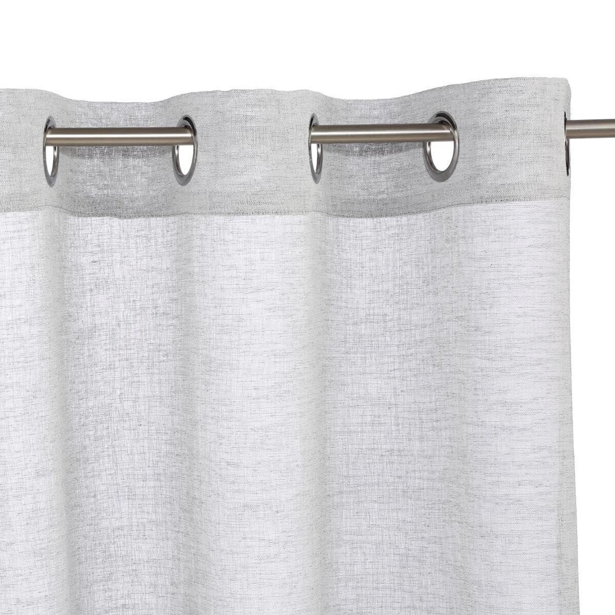 Voir la diapositive 3 : ATMOSPHERA Rideau voilage  fred  140x240cm gris