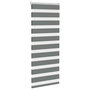 Voir la diapositive 3 : VIDAXL Store zebre gris fonce largeur du tissu 55,9 cm polyester