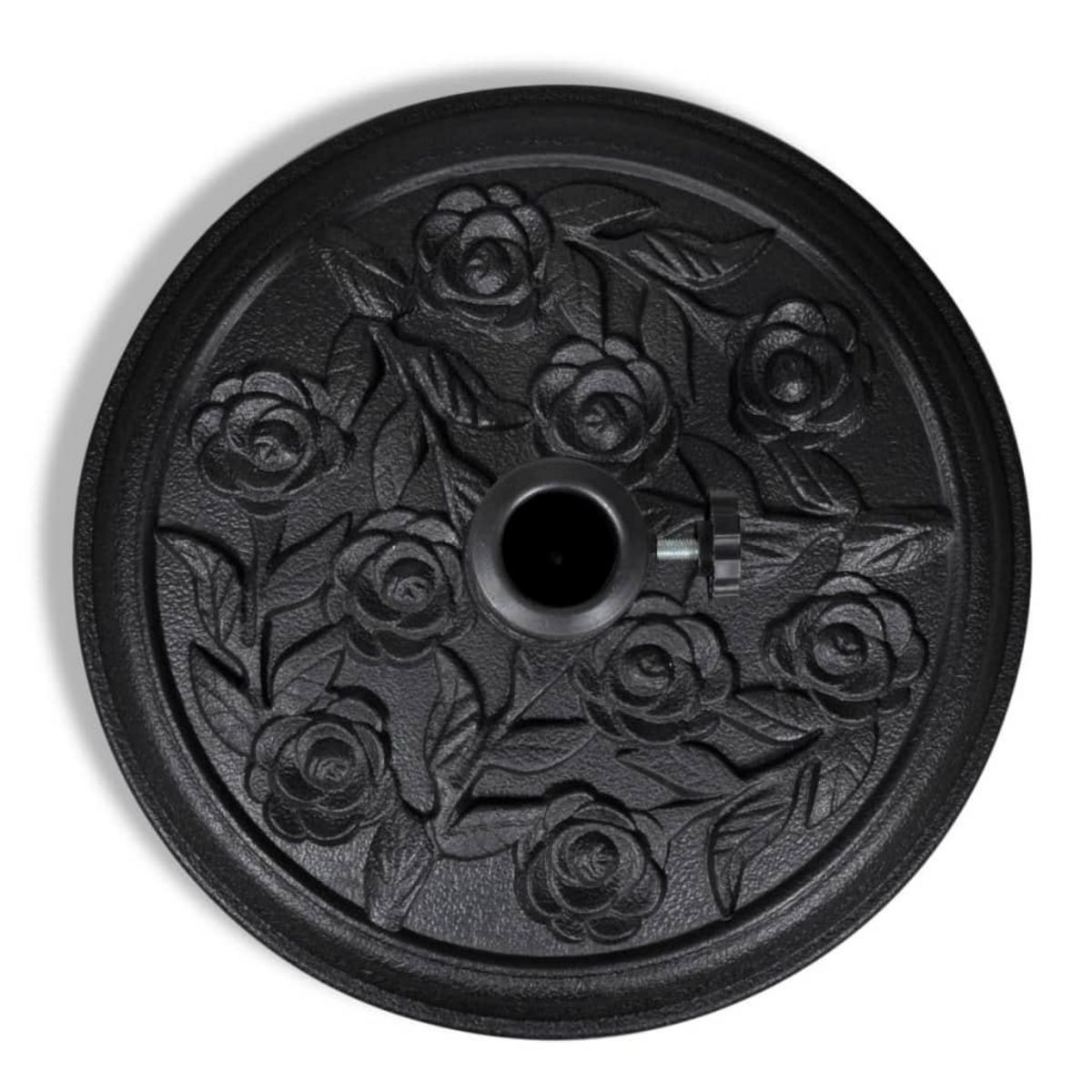 VIDAXL Socle de parasol rond Resine