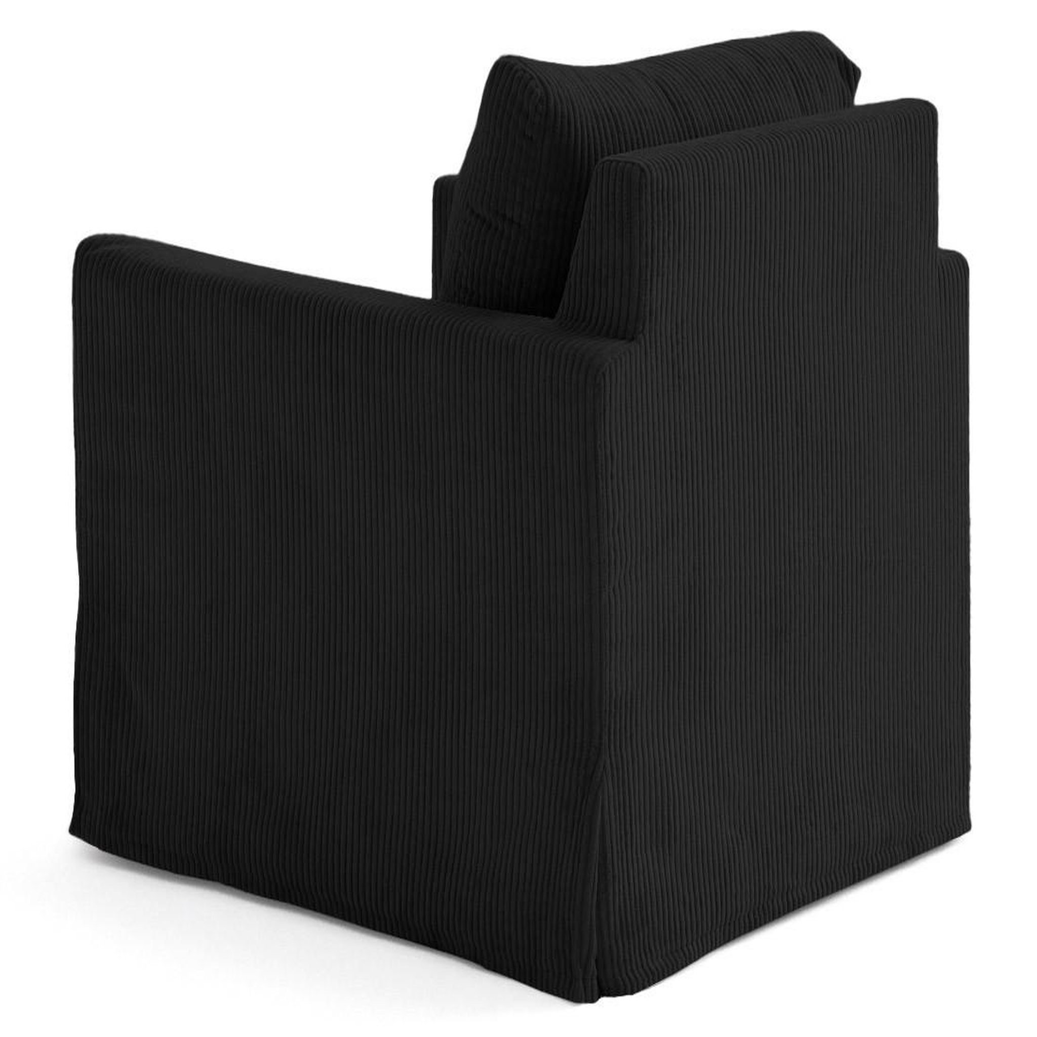 Voir la diapositive 5 : LISA DESIGN Serena - fauteuil déhoussable en velours côtelé