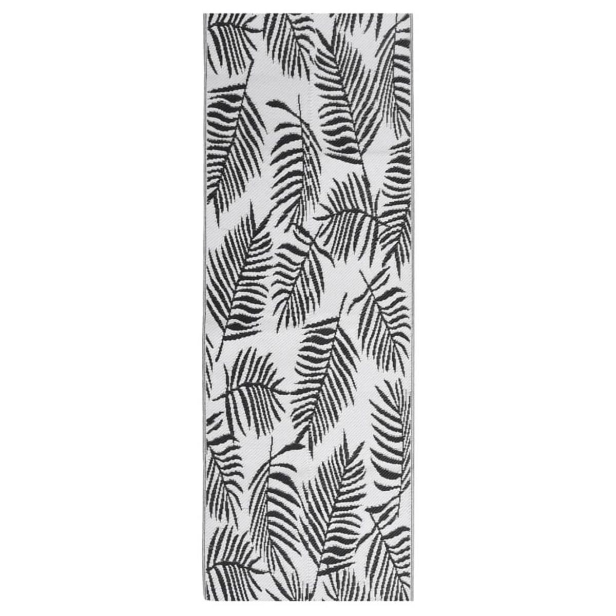 VIDAXL Tapis d'exterieur Noir 80x250 cm PP