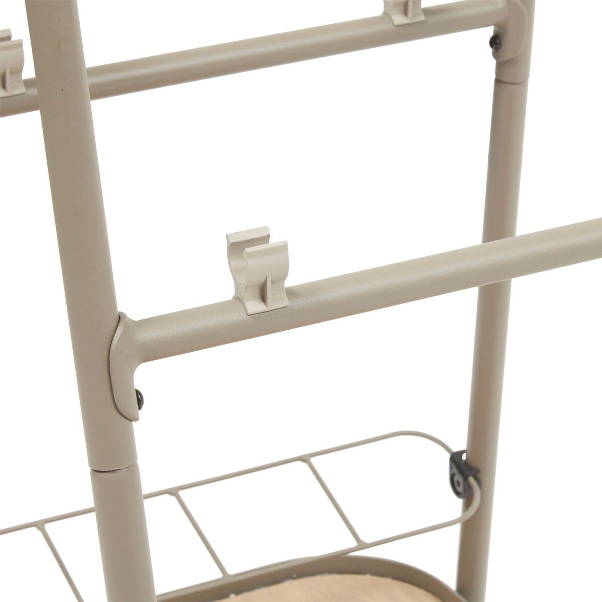 HESPERIDE Desserte de jardin à roulettes en aluminium EASINESS