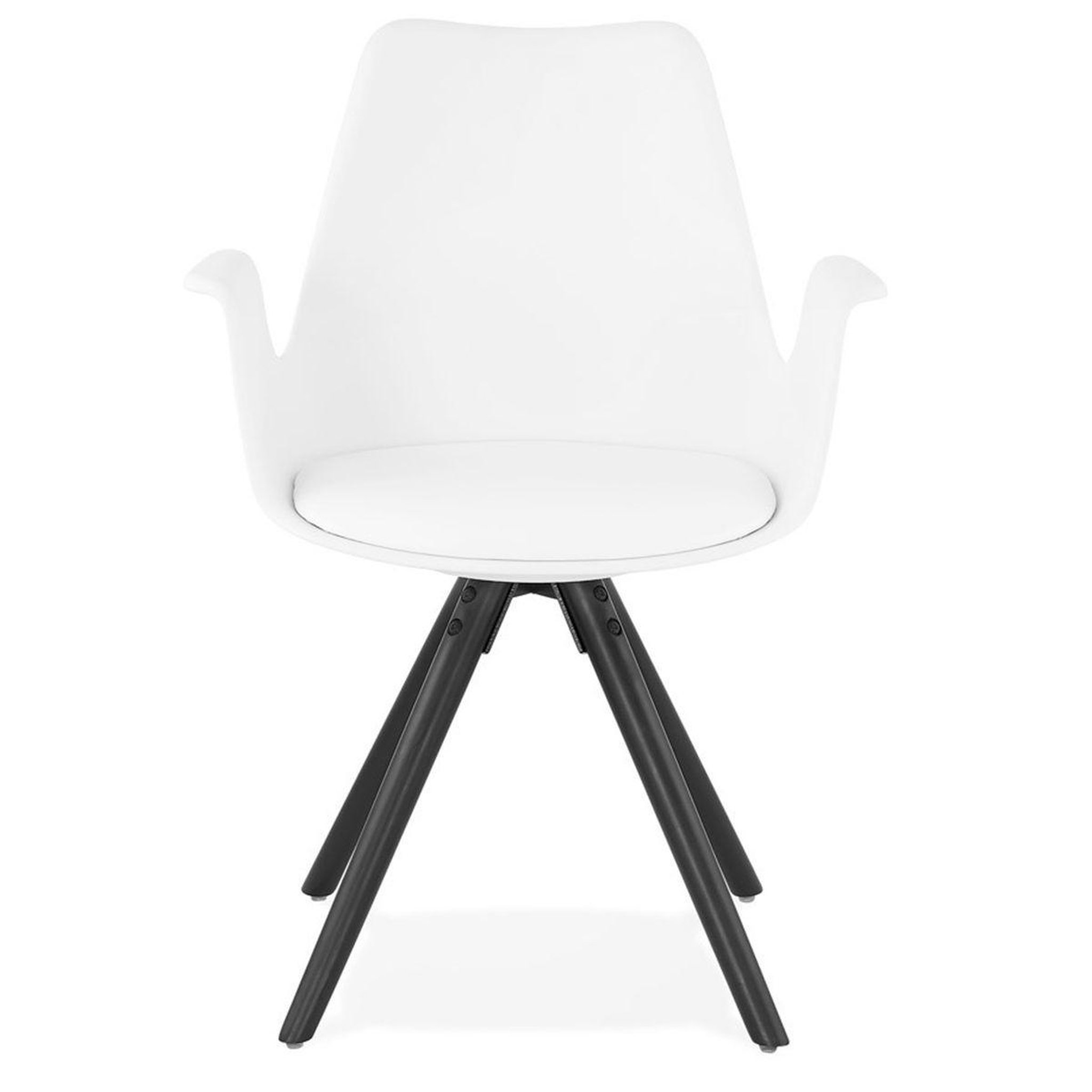 Voir la diapositive 2 : Paris Prix Chaise design avec accoudoirs  zayven  82cm blanc