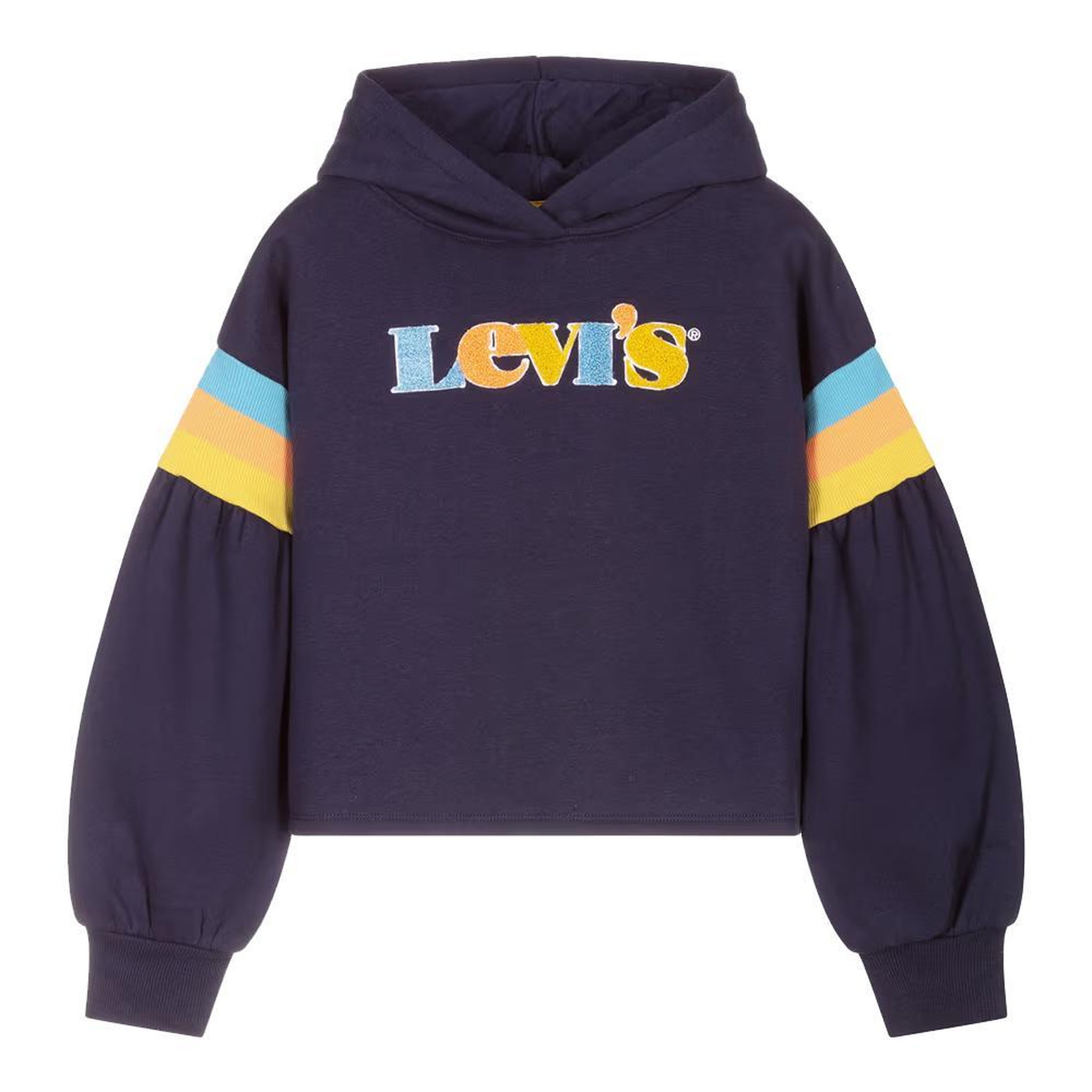Voir la diapositive 1 : Levi's Sweat à capuche marine fille levi's 4ed500