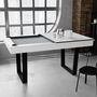 Voir la diapositive 4 : SOKKER Billard Américain Convertible en Table à manger 6/8 personnes 206 x 116 x 82 Cm - Horizon