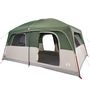 Voir la diapositive 5 : VIDAXL Tente de cabine familiale 10 personnes vert impermeable