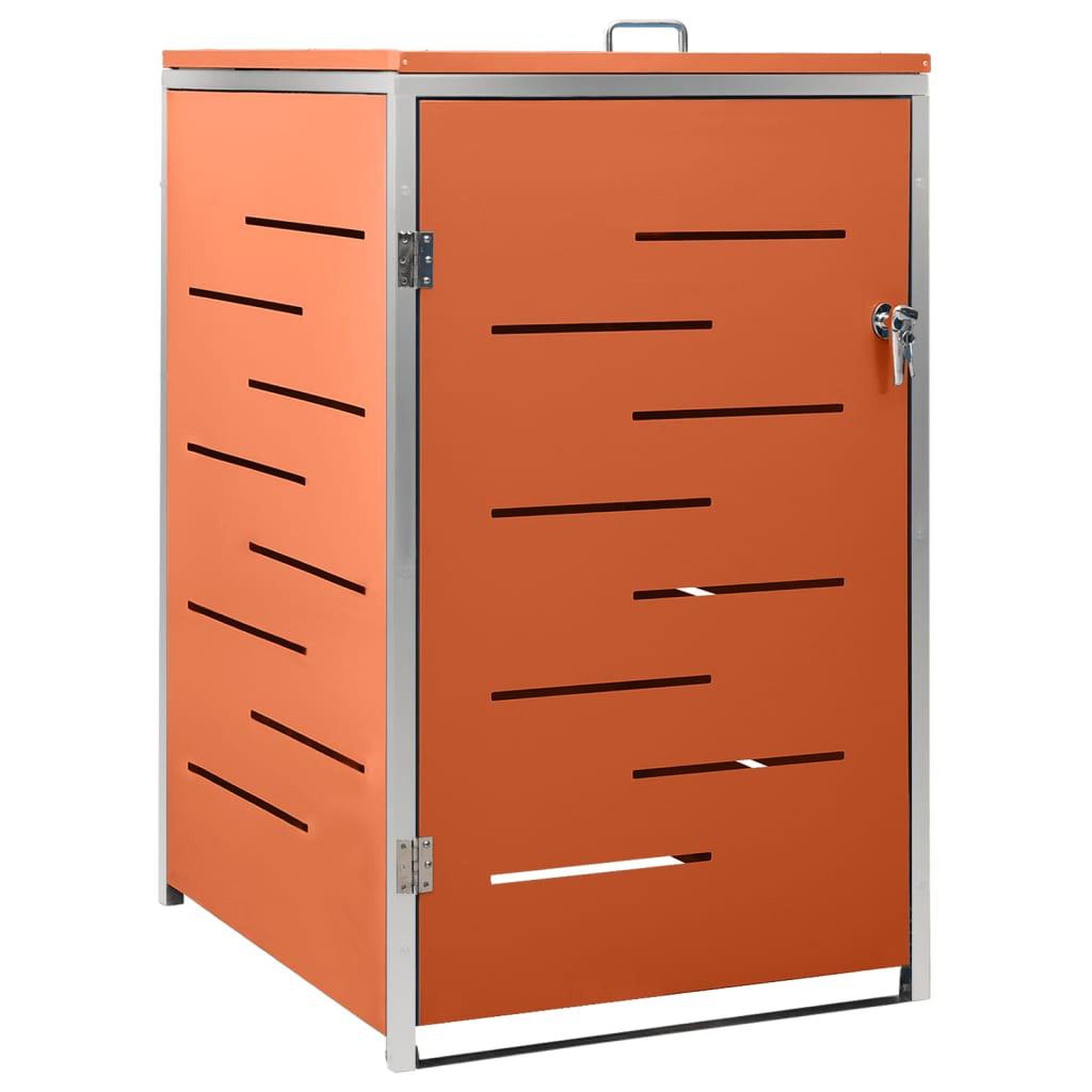 Voir la diapositive 2 : VIDAXL Abri pour poubelle 69x77,5x112,5 cm Inox