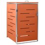 Voir la diapositive 2 : VIDAXL Abri pour poubelle 69x77,5x112,5 cm Inox