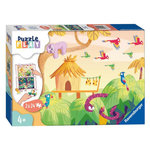 RAVENSBURGER Ravensburger Puzzle & Play - Jungle Adventure, 2x24st. 55937