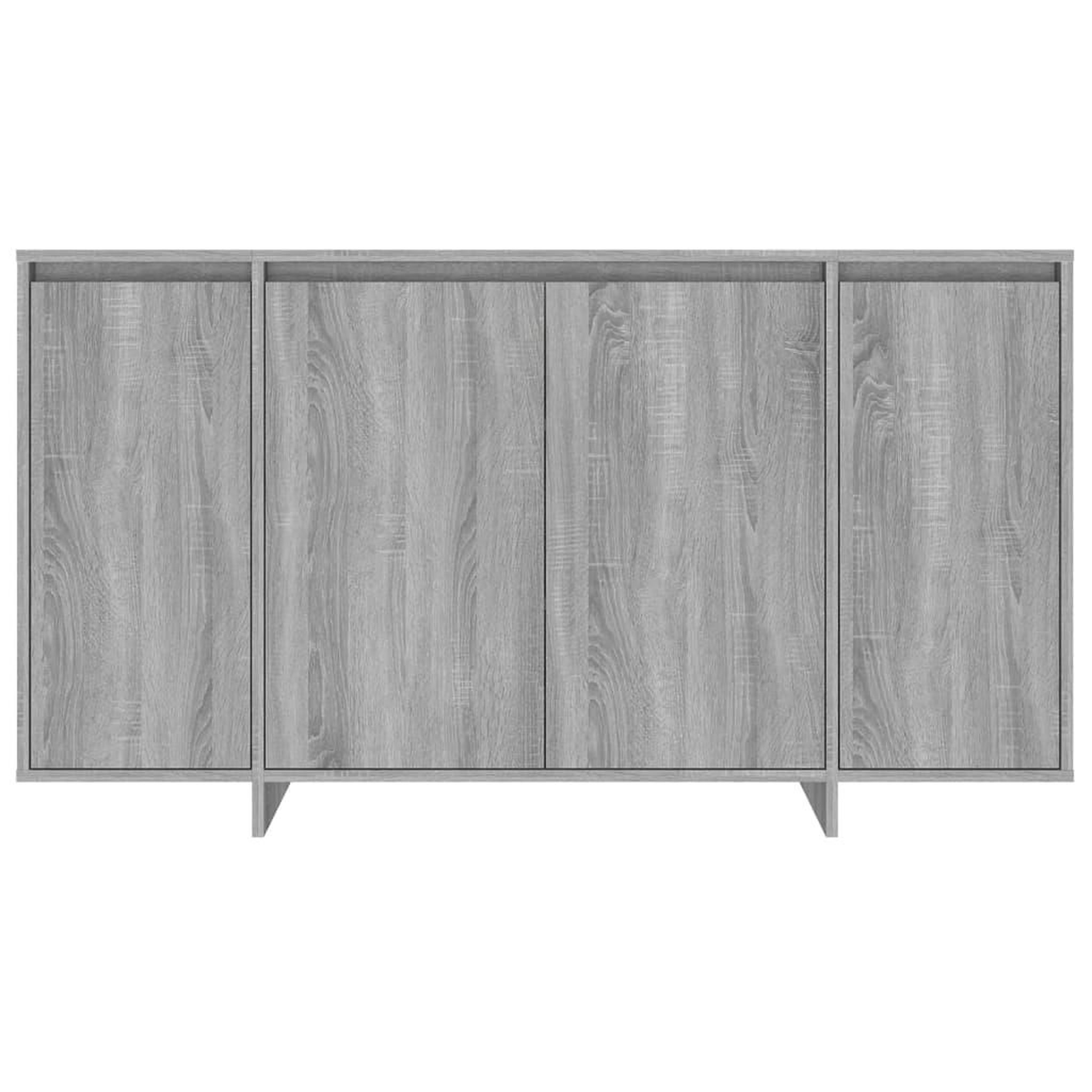 Voir la diapositive 5 : VIDAXL Buffet Sonoma gris 135x41x75 cm Bois d'ingenierie