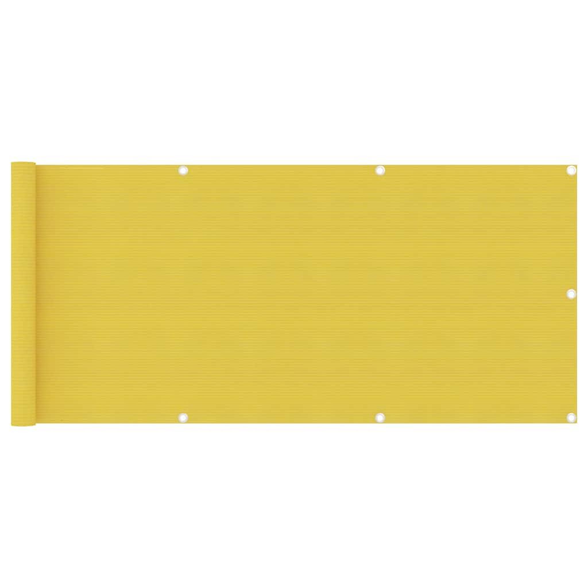 Voir la diapositive 1 : VIDAXL Ecran de balcon Jaune 75x500 cm PEHD