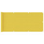 Voir la diapositive 1 : VIDAXL Ecran de balcon Jaune 75x500 cm PEHD