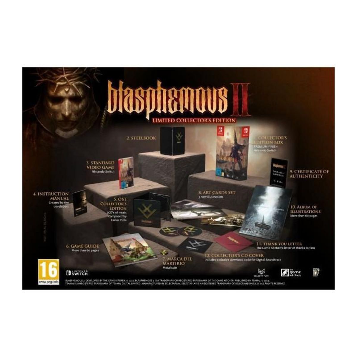 Just for games Blasphemous II - Jeu Nintendo Switch - Limited Collector's Edition