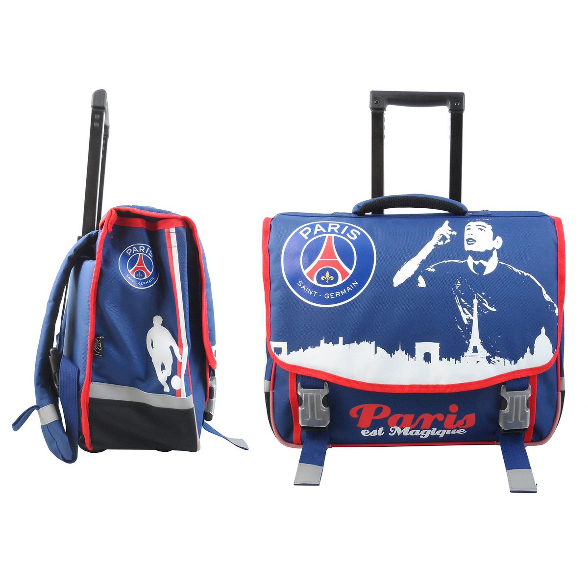 Cartable à roulette 41 cm Paris Saint Germain