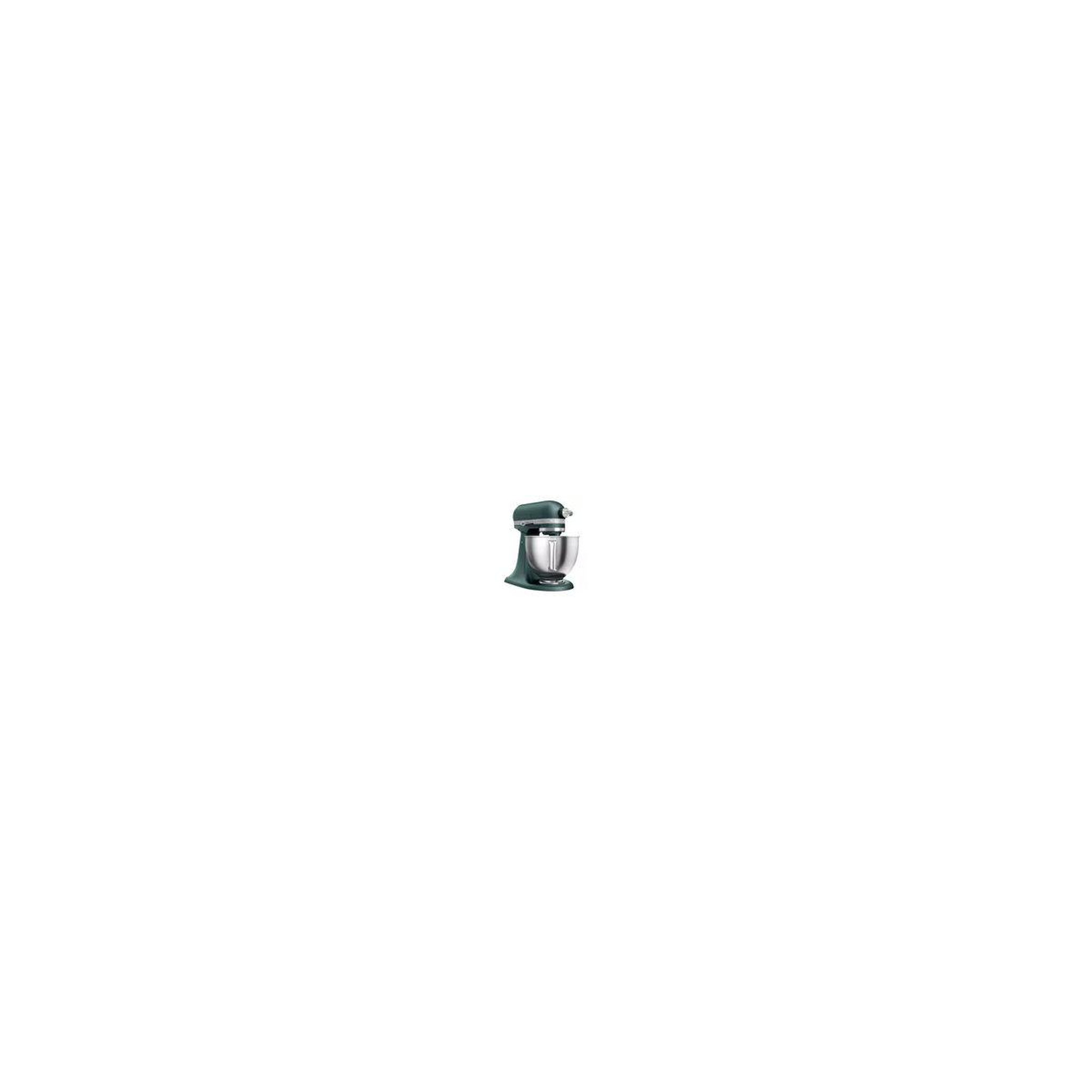 Voir la diapositive 4 : KitchenAid Robot pâtissier 5KSM185PSEPP Artisan vert sapin, 4,8 L, accessoires inox, bol 3L, couvercle antiprojections