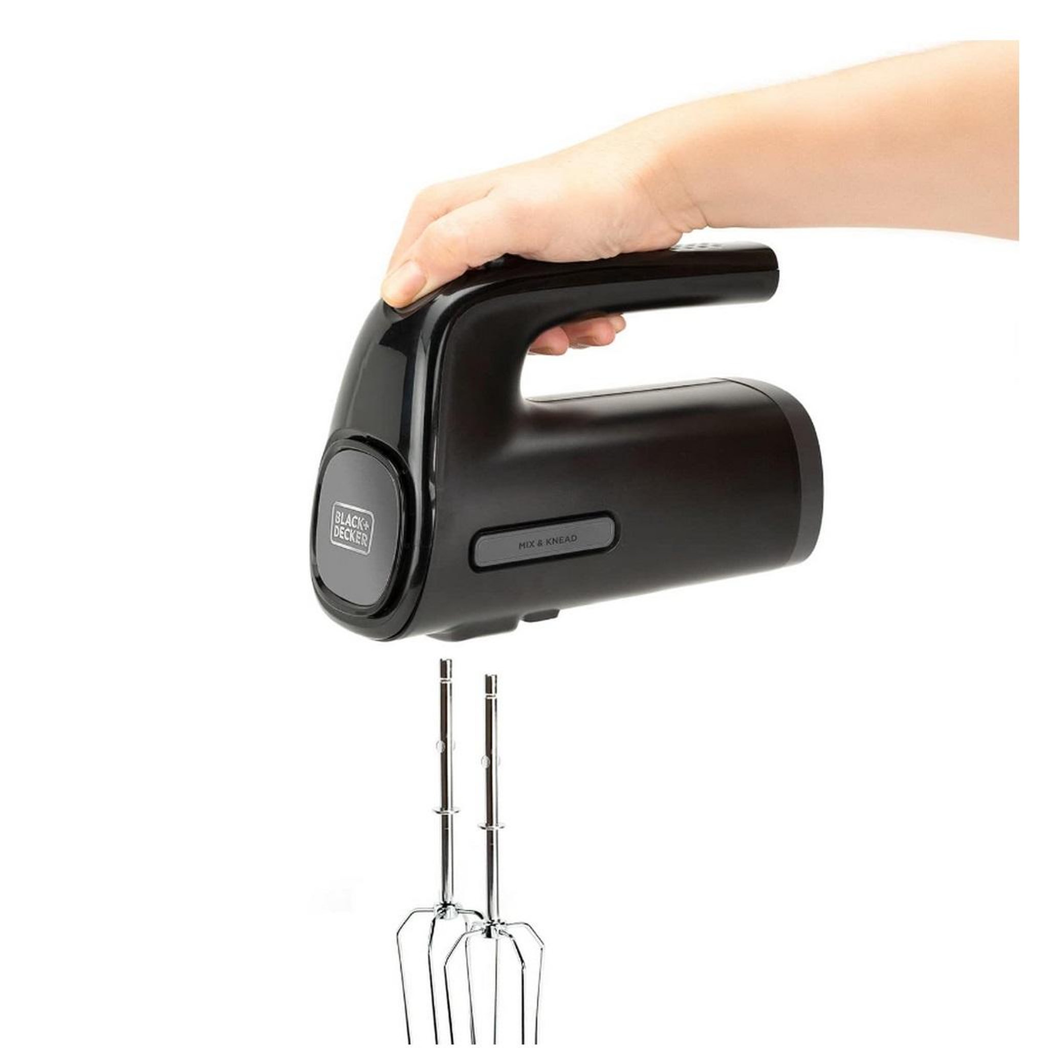 Voir la diapositive 3 : Black et Decker Batteur électrique 300w noir - BXMX300E