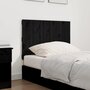 Voir la diapositive 3 : VIDAXL Tete de lit murale Noir 95,5x3x60 cm Bois massif de pin
