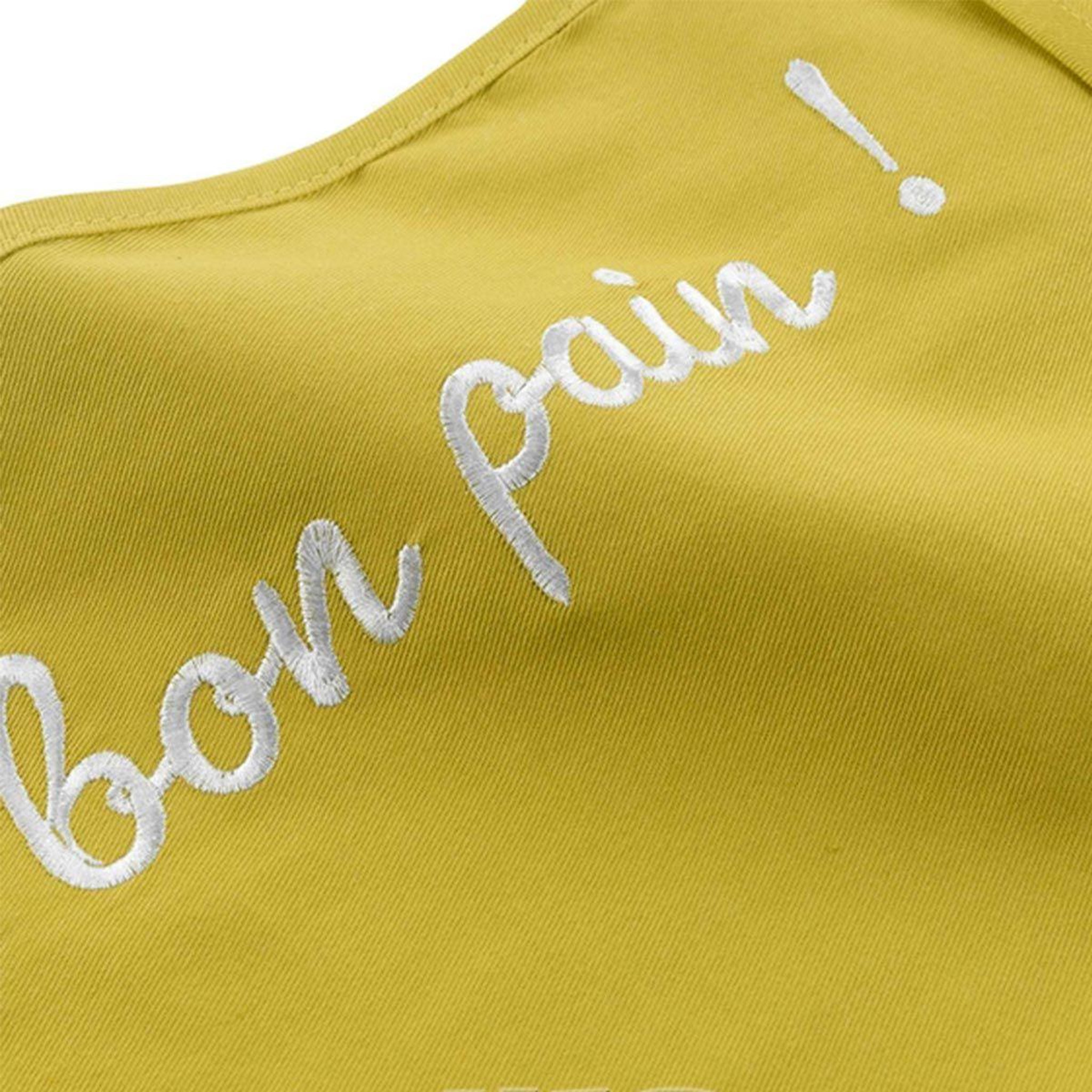 Voir la diapositive 2 : Douceur d'Intérieur Sac à pain  cuistot  28x70cm jaune