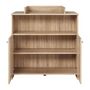 Voir la diapositive 6 : TREND TEAM Chambre bébé trio NIKO - Lit 70x140 cm + Commode a langer 2 portes + Armoire 2 portes - Décor chene naturel - TRENDTEAM