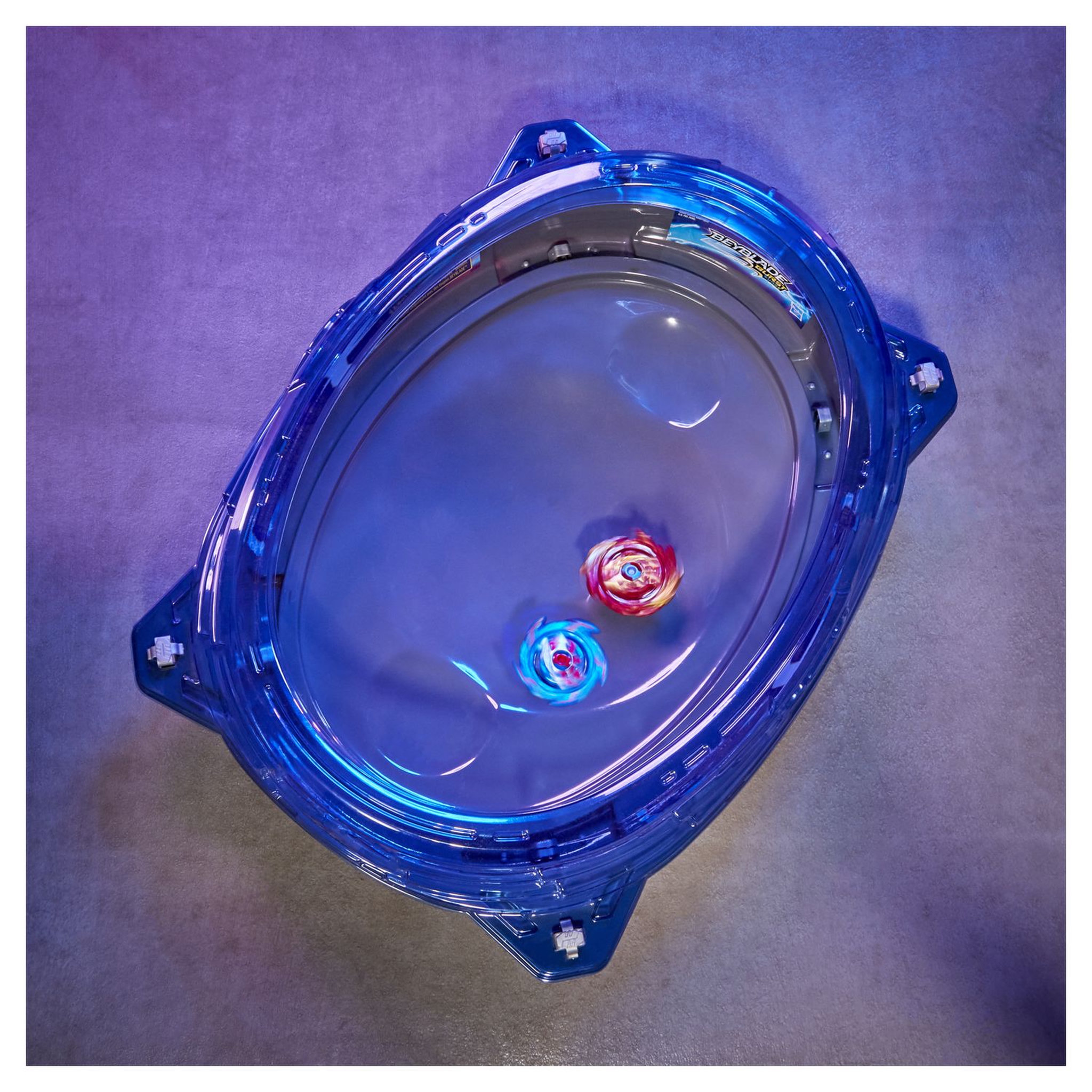 Voir la diapositive 5 : HASBRO Beyblade Burst surge SpeedStorm - Set de combat/Arène K.O. électrique