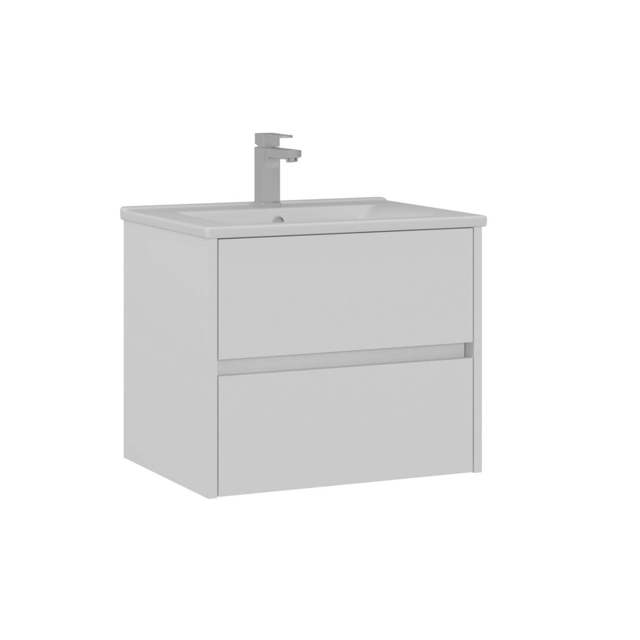Habitat et Jardin Meuble Vasque  Side 65 v2  - 65 x 45 x 52 cm - Matte White