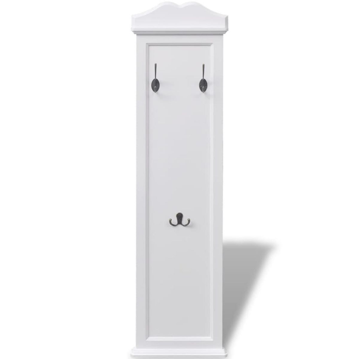 VIDAXL Portemanteaux 2 pcs Blanc