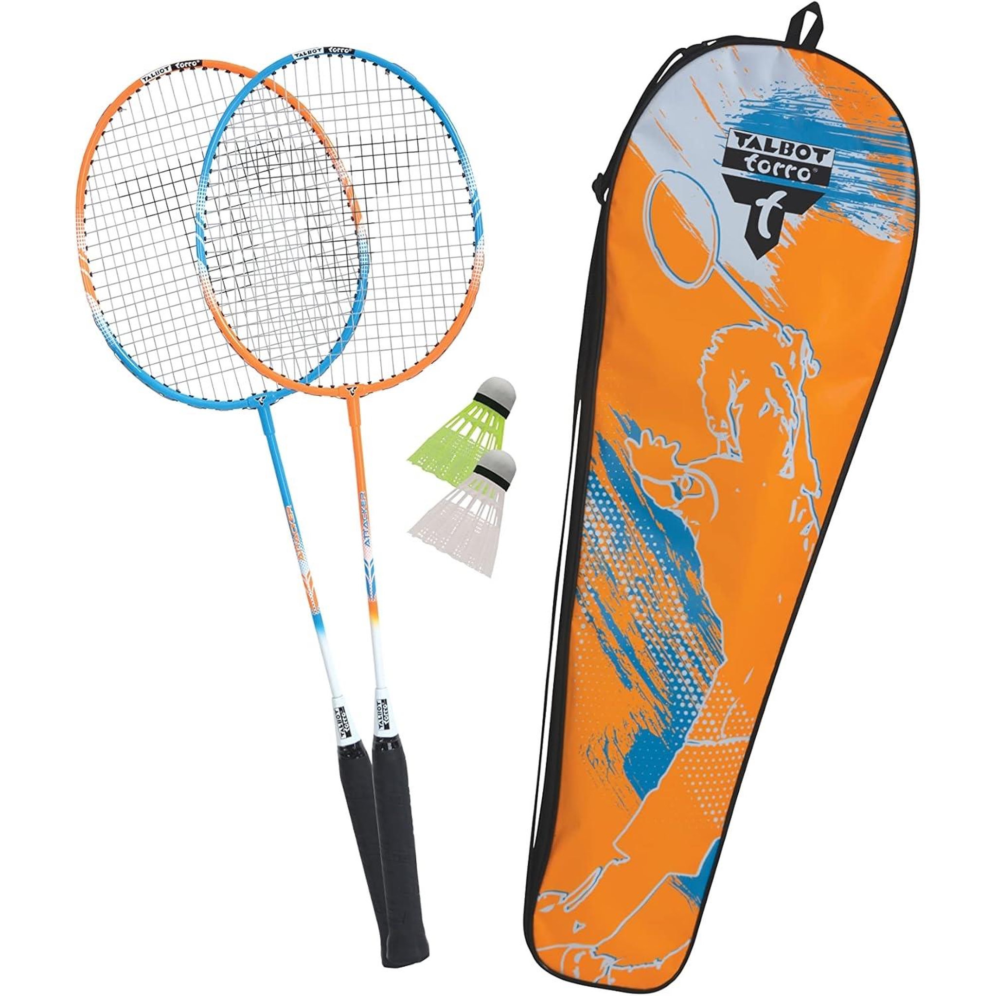 Voir la diapositive 2 : SCHILDKRÖT FUN SPORT Talbot Torro - Kit de Badminton 2 attackers
