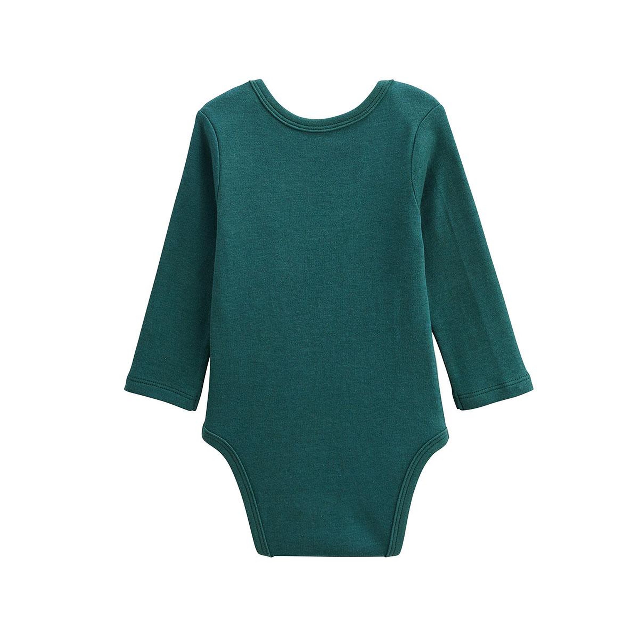 Voir la diapositive 3 : Petit Béguin Lot de 3 bodies bébé manches longues Canopée
