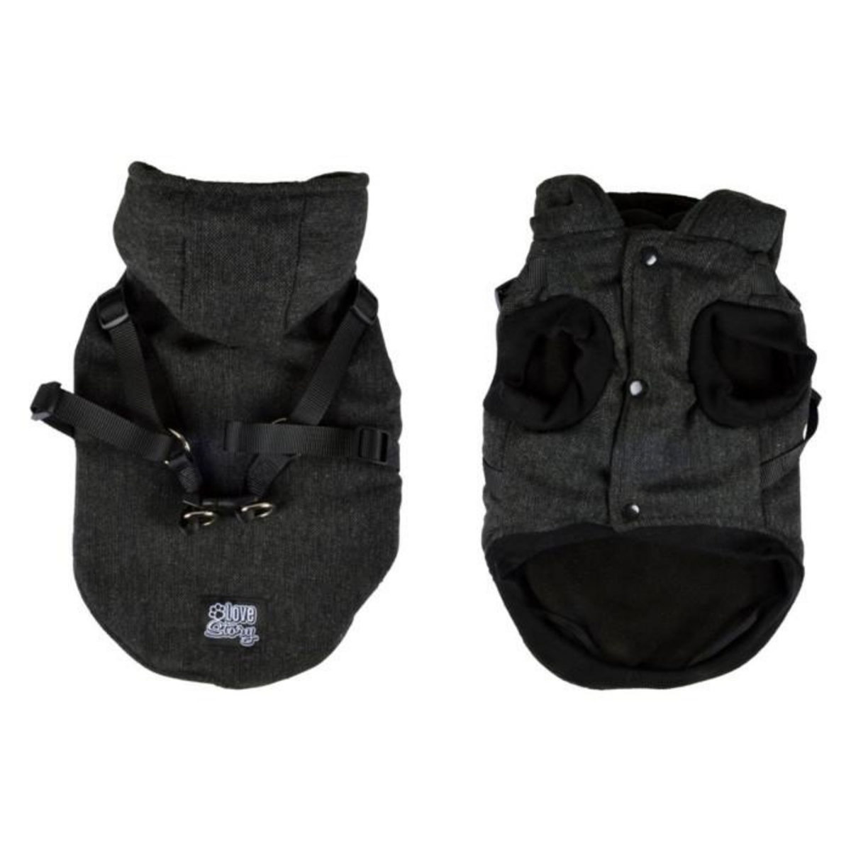 Paris Prix Manteau Pour Chien  Tweed  30cm Anthracite