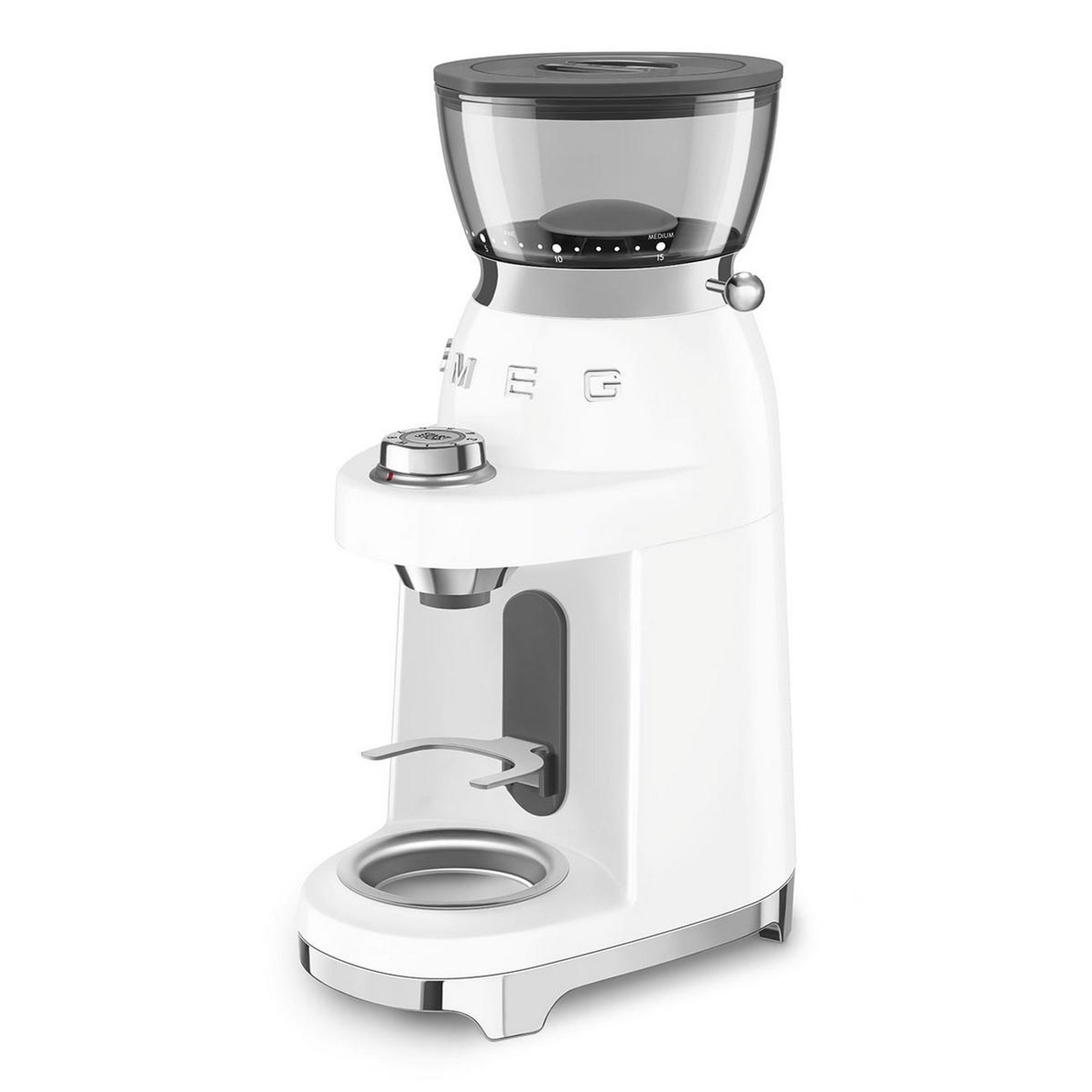 Voir la diapositive 3 : SMEG Moulin à café 240g 150w - cgf03wheu