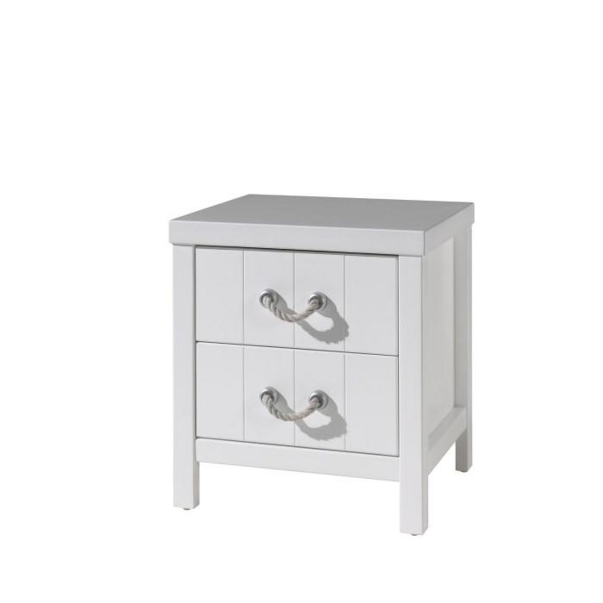 Paris Prix Pack - Lit Enfant, Sommier, Chevet & Armoire  Lewis  90x200cm Blanc