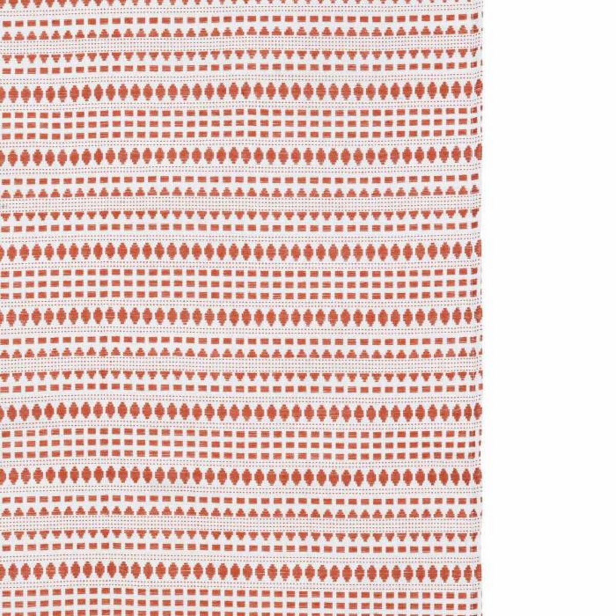 ATMOSPHERA Rideau à Œillets Jacquard  Micah  130x260cm Terracotta