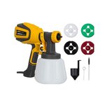 VITO Pistolet à peinture électrique 600W Reservoir 1200ml 4 modes de Pulvérisation VITO