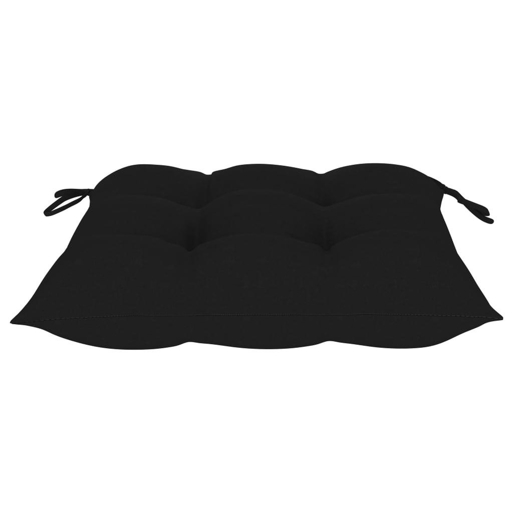 Voir la diapositive 5 : VIDAXL Chaises de jardin et coussins noir lot de 4 Bois de teck massif