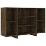 Voir la diapositive 2 : VIDAXL Buffet chene fume 120x30x75 cm bois d'ingenierie