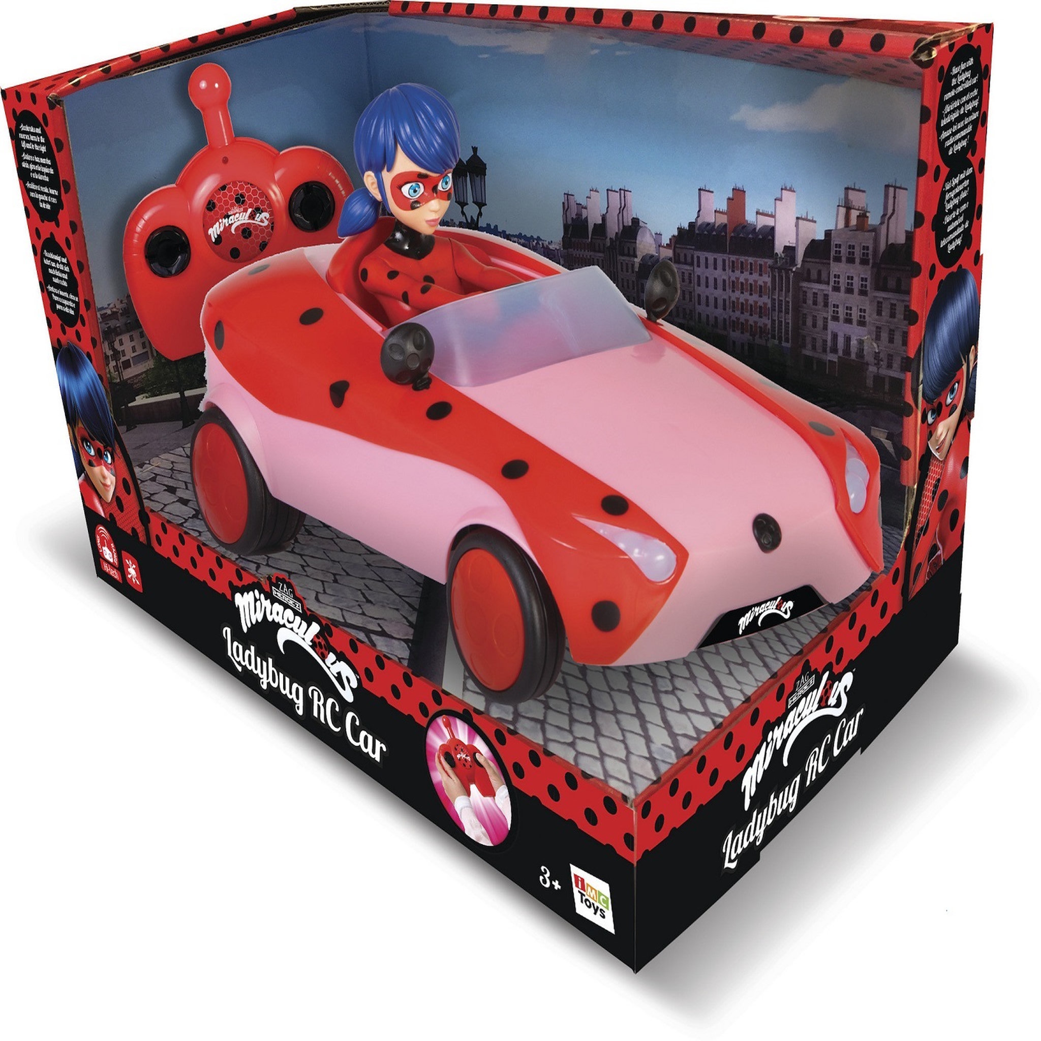 Voir la diapositive 2 : IMC TOYS Voiture radiocommandée Ladybug Miraculous 