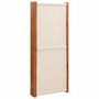 Voir la diapositive 5 : VIDAXL Cloison de separation 6 panneaux Blanc creme 420x180 cm