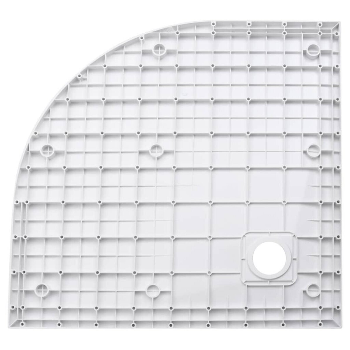 VIDAXL Receveur de douche SMC Blanc 90x90 cm
