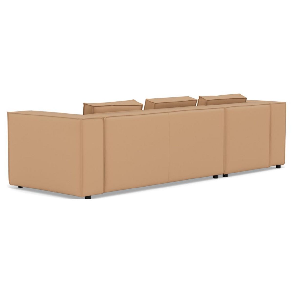 LISA DESIGN Stella - canapé d'angle gauche 4 places en simili