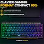 Voir la diapositive 2 : THE G-LAB Clavier gamer KEYZ titanium