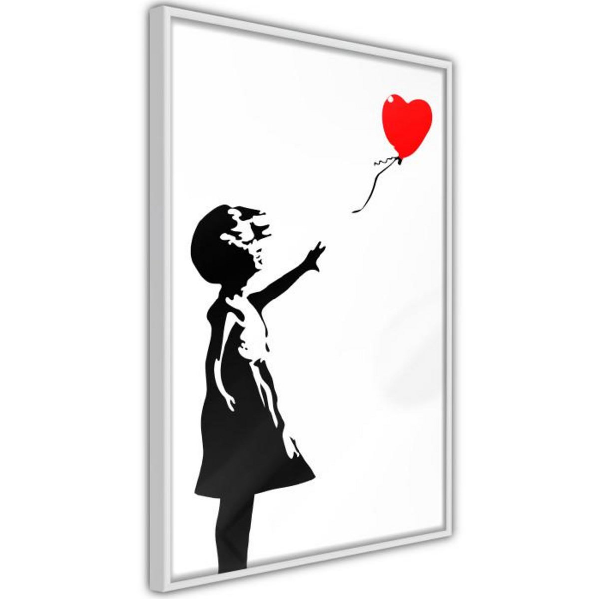 Paris Prix Affiche Murale Encadrée  Banksy Girl with Balloon I