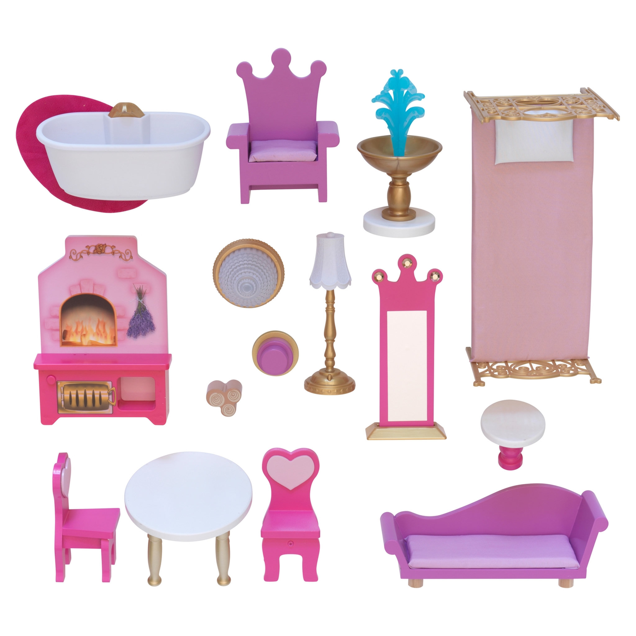 Voir la diapositive 7 : Kidkraft Château de princesse Rose Garden