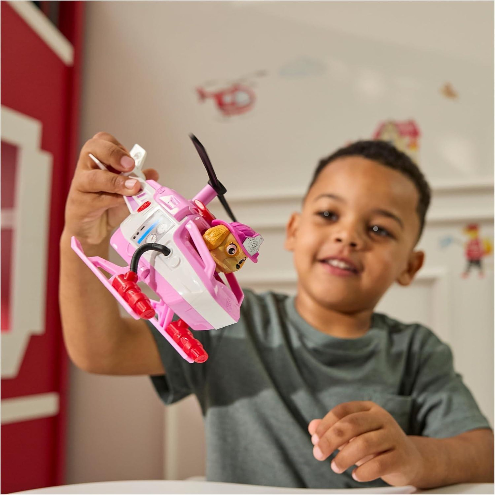 Voir la diapositive 5 : SPIN MASTER Paw Patrol Fire Rescue - Skye avec l'hélicoptère de sauvetage