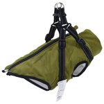 VIDAXL Manteau pour chiens avec harnais imperméable réfléchissant L36