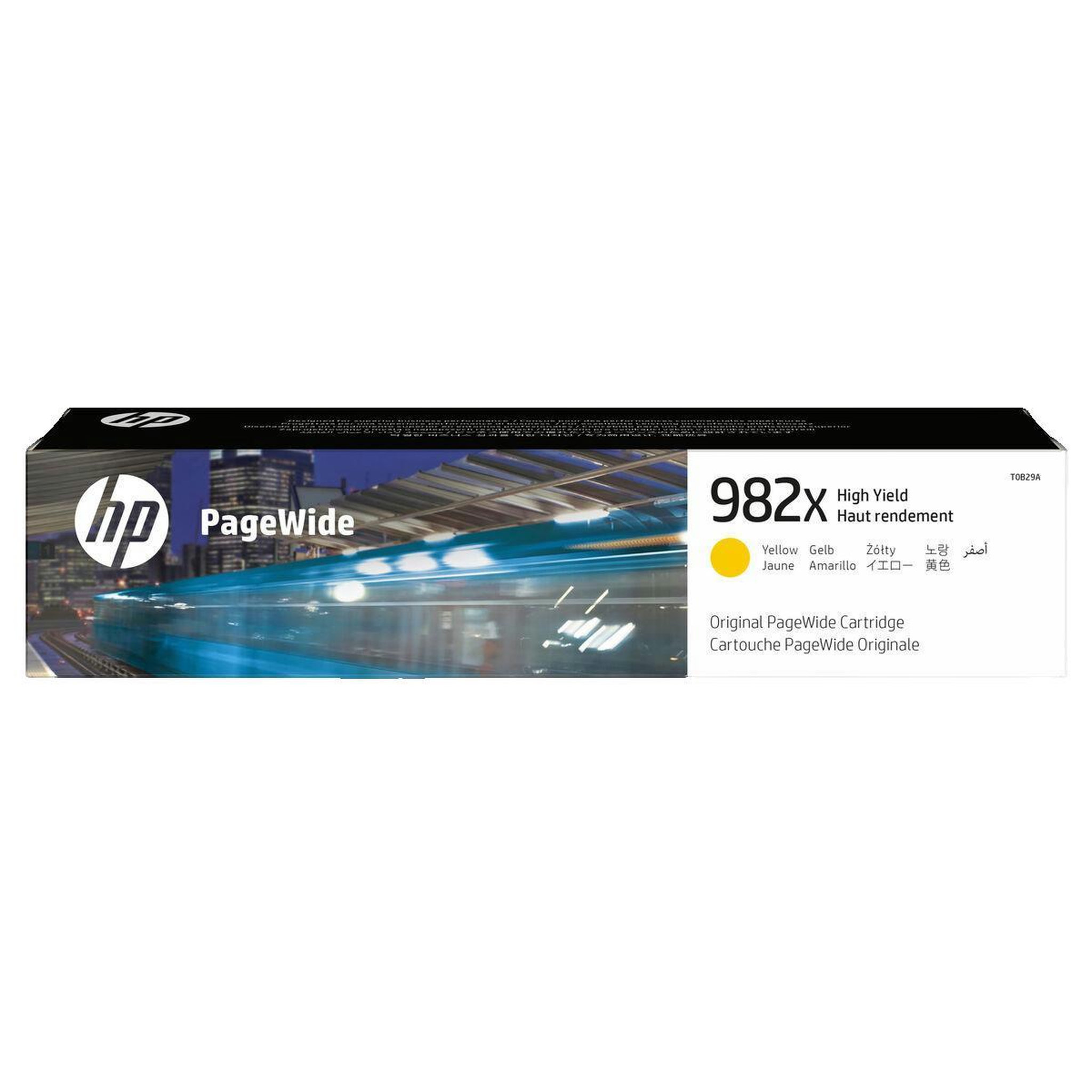 Voir la diapositive 2 : HP Cartouche d'encre HP 982X jaune haute capacité