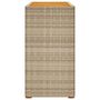 Voir la diapositive 5 : VIDAXL Table d'appoint de jardin dessus en bois beige 100x40x75 cm
